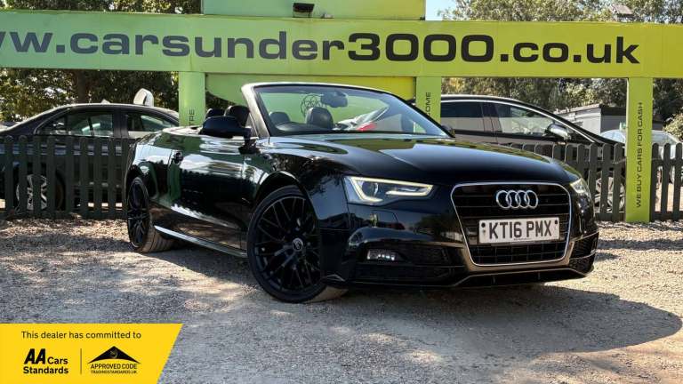2016 Audi A5 2.0 TDI 190 S Line Spec Ed Plus 2dr Multitronic CONVERTIBLE DIESEL Automatic