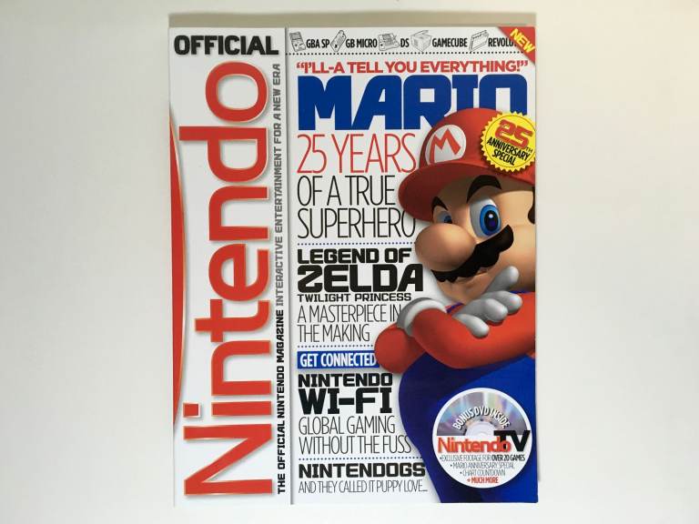 2005 Very Rare Issue Zero Official Nintendo Magazine - Vintage Mario
