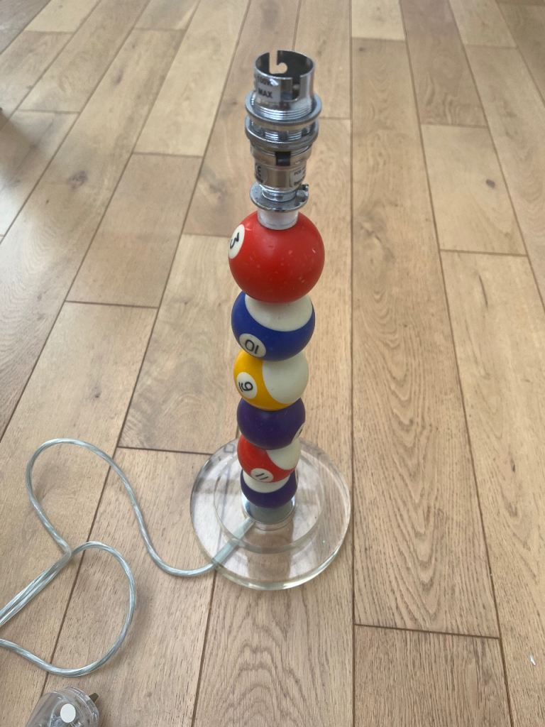 image for Pool ball lamp base