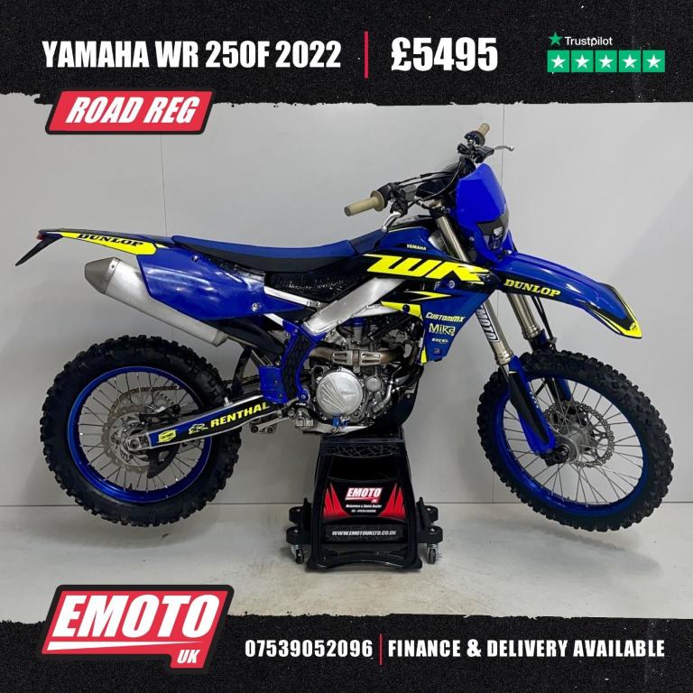YAMAHA WR 250F 2022 Motocross Enduro Bike 250cc @EmotoUK - Finance Available