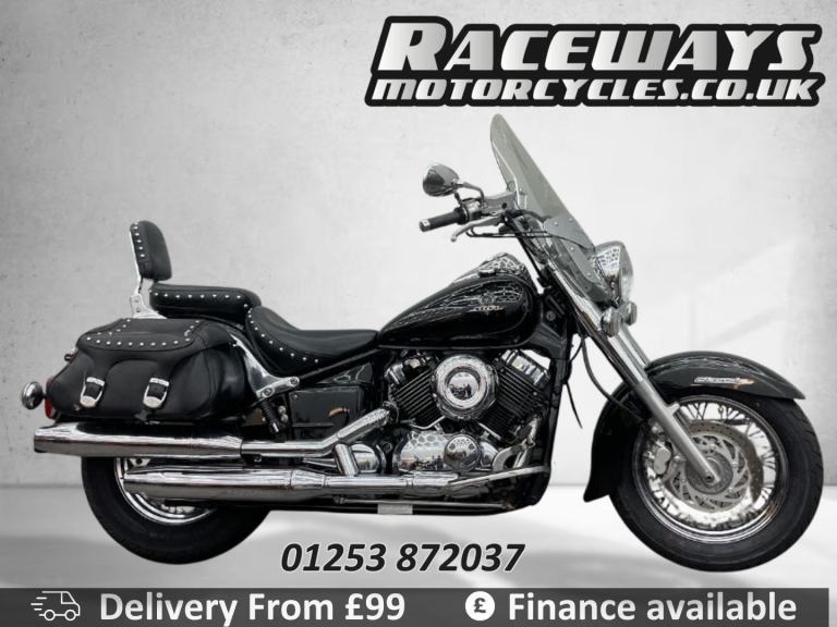 YAMAHA XVS650 BLACK 2008 57 PLATE DRAGSTAR CLASSIC 12,373MILES