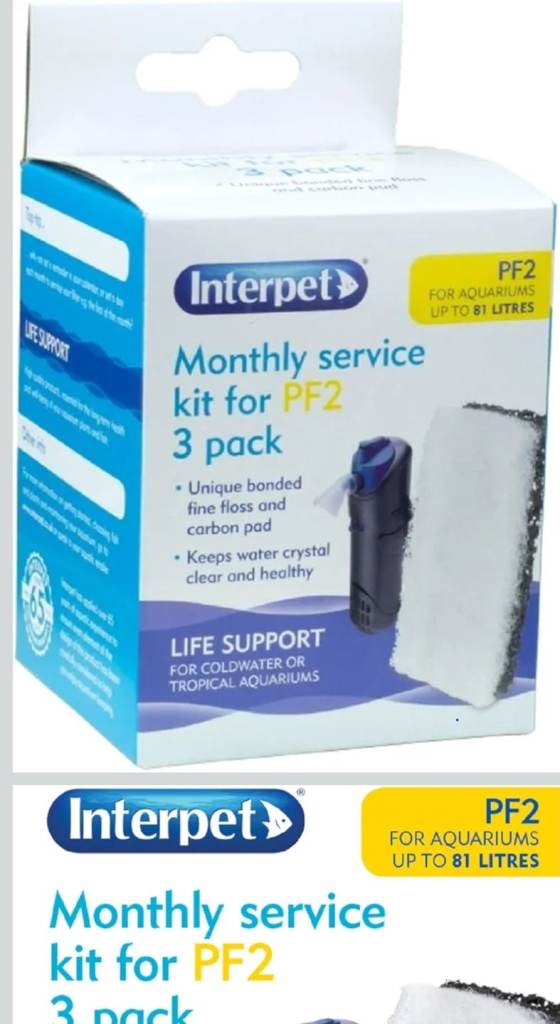 Monthly Service Kit for Interpet PF2 