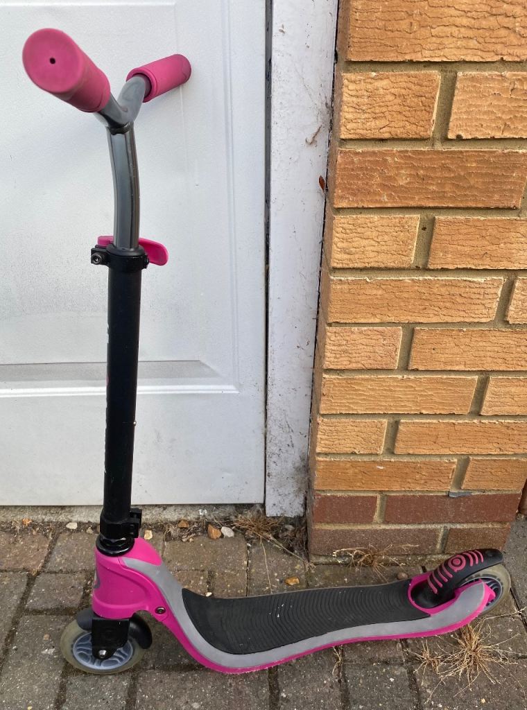 Globber Scooter – Pink and Grey, Good Condition