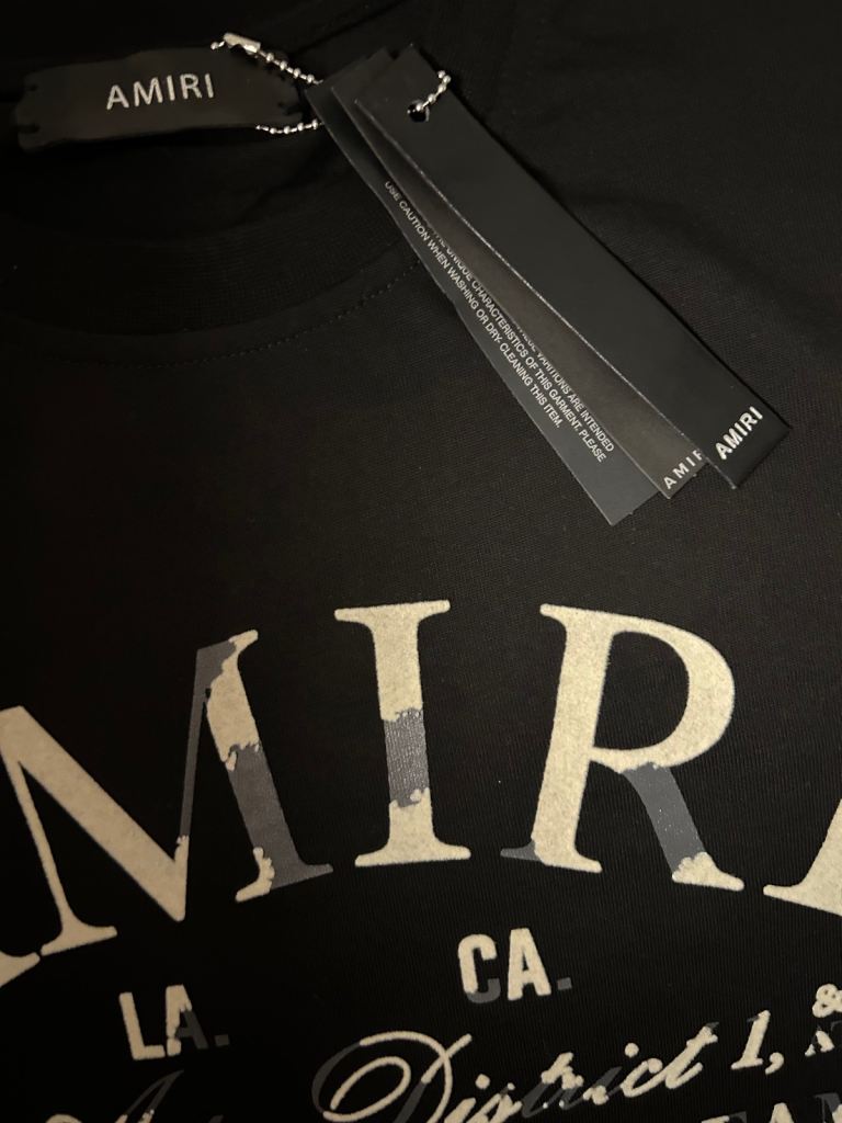 Amiri Black Tee