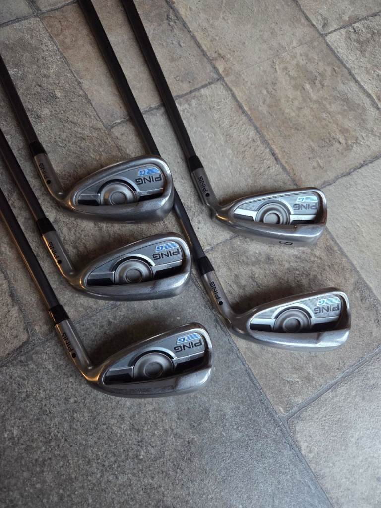 Ping G Golf Clubs Iron Set 6-W, Good Condition