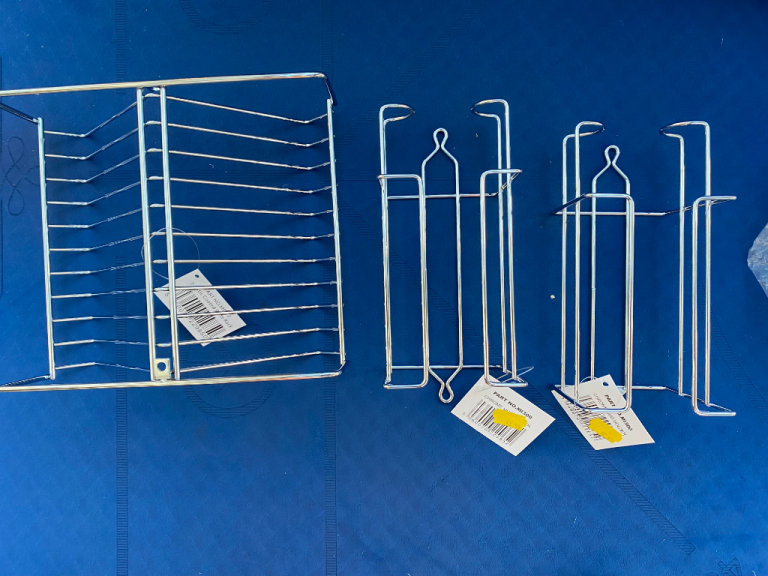 Caravan/Motorhome Chrome Plate and Mug Holders