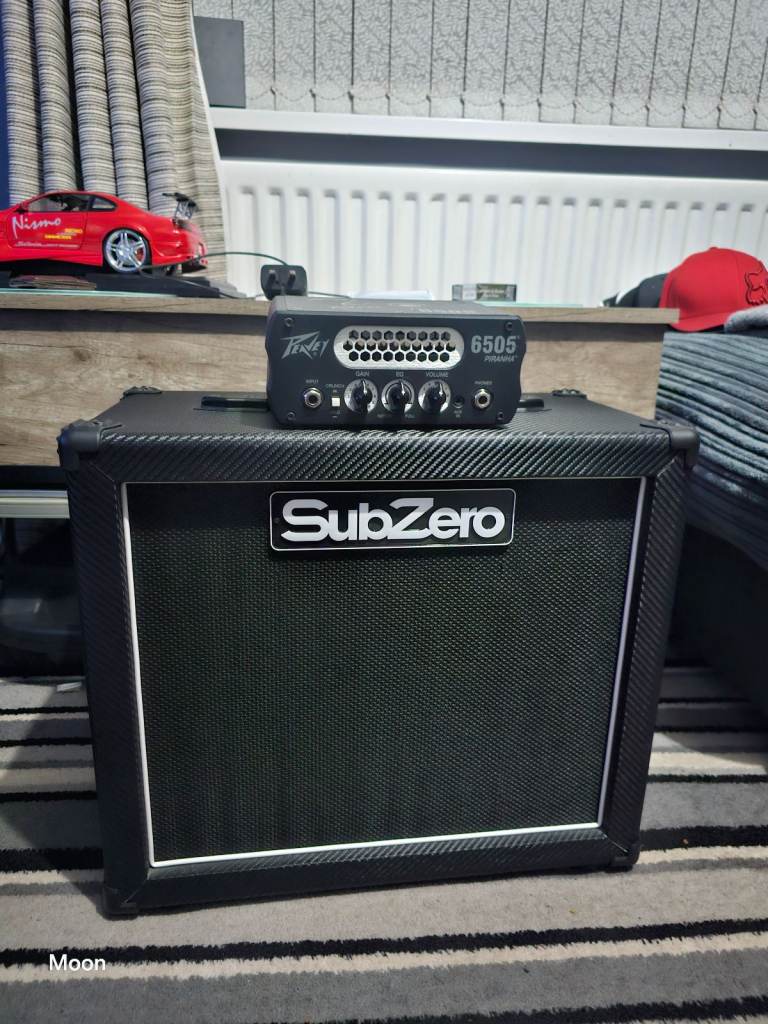 Peavey piranha 6505 head n 1x10 cab