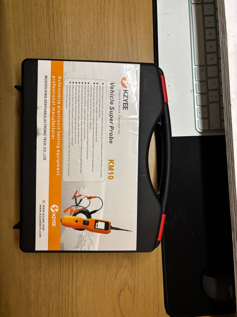 KZYEE KM10 Car Power Circuit Probe Kit, 12V 24V Automotive Circuit Tester