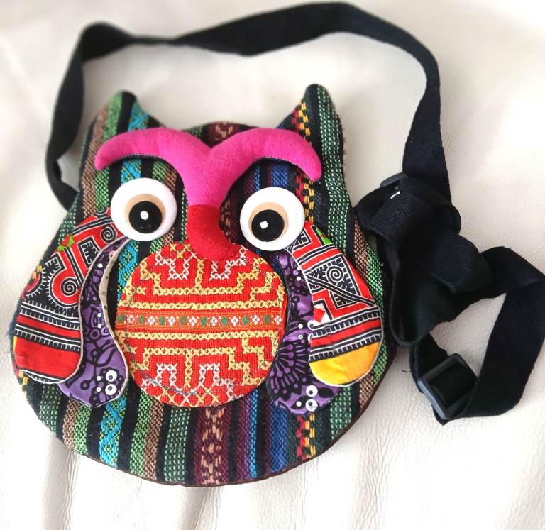 FANTASTIC NEW HANDMADE OWL SHOULDER BAG BNWOT