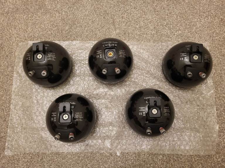 5x Cambridge Audio Lusso 10  Cinema Speakers