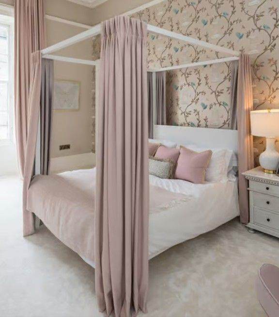 Argos Home Blissford 4 Poster Double Wooden Bed Frame - White