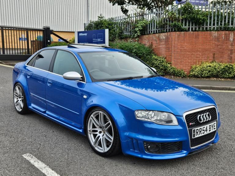 2007 Audi RS4 Quattro 4dr *** Sprint Blue / Wingback Seats / Sunroof *** SALOON Petrol Manual