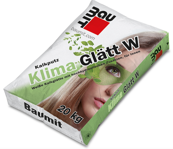 Baumit Klima Glätt W Kalkputz – 20kg Bag, New