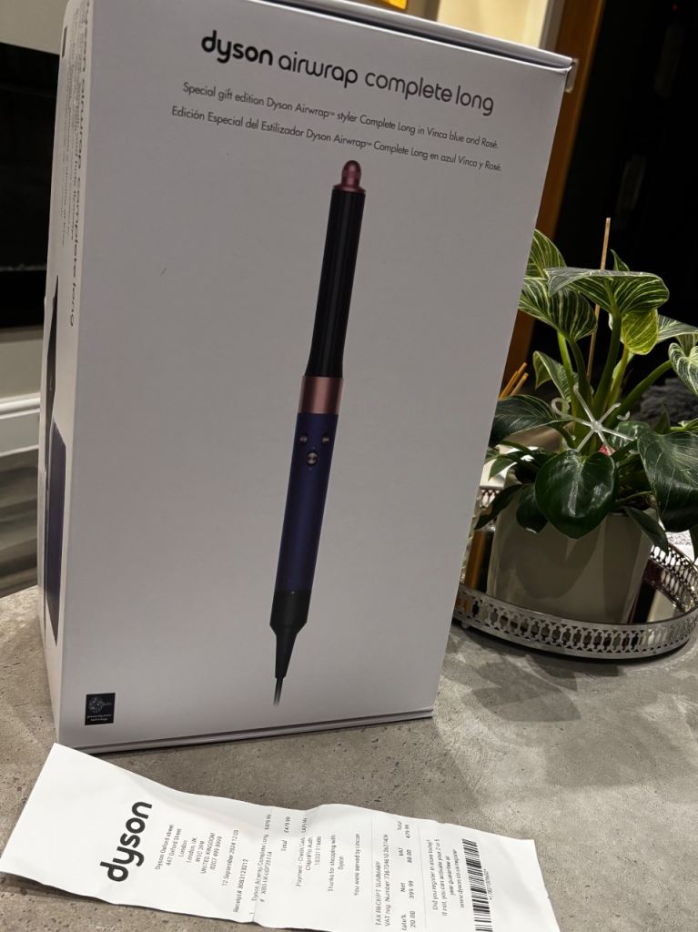 Dyson Airwrap complete long Vinca blue/rose special gift set edition (SEND OFFERS)