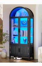 Arched display cabinet