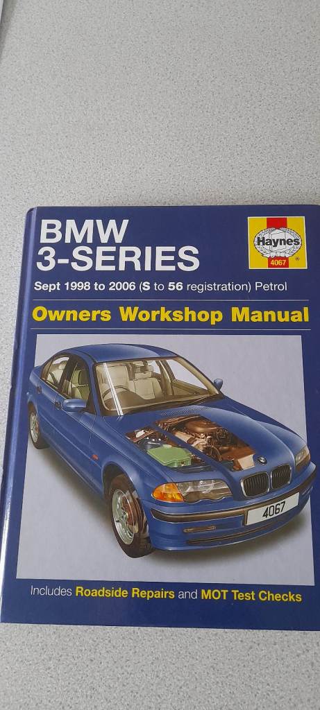 BMW 3 SERIES WORKSHOP MANUAL IN VERY GOOD CONDITION.