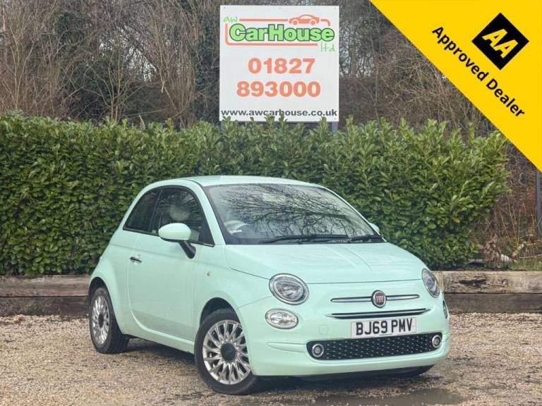 2019 69 FIAT 500 1.2 LOUNGE HATCHBACK 3DR PETROL MANUAL EURO 6 (S/S) 