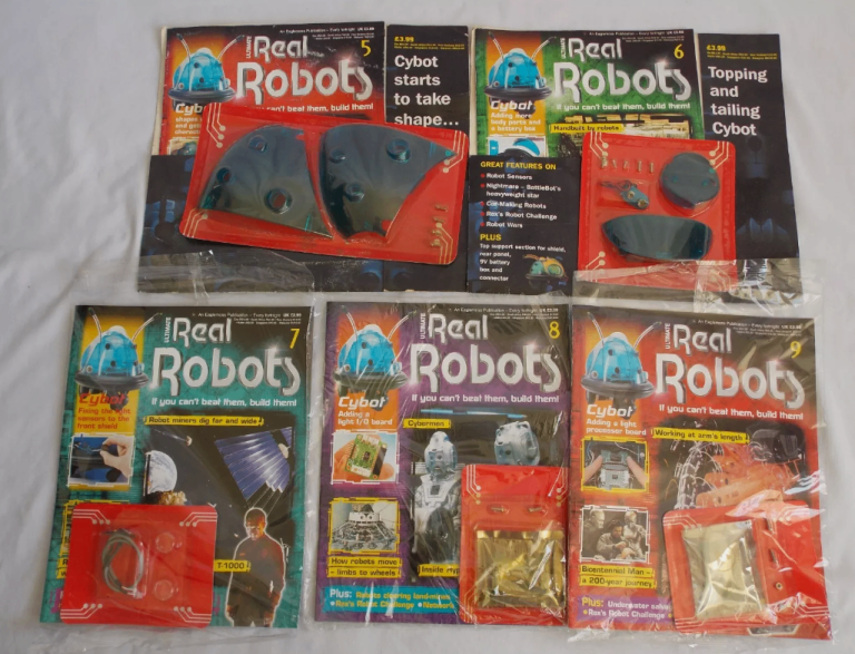 21 Issues ULITMATE REAL ROBOTS Magazines Job Lot in Packaging with Components