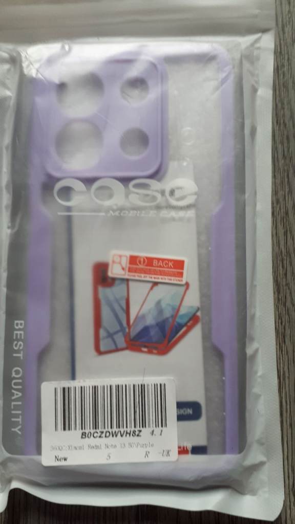 New Purple Mobile Phone Case with Screen Protector
