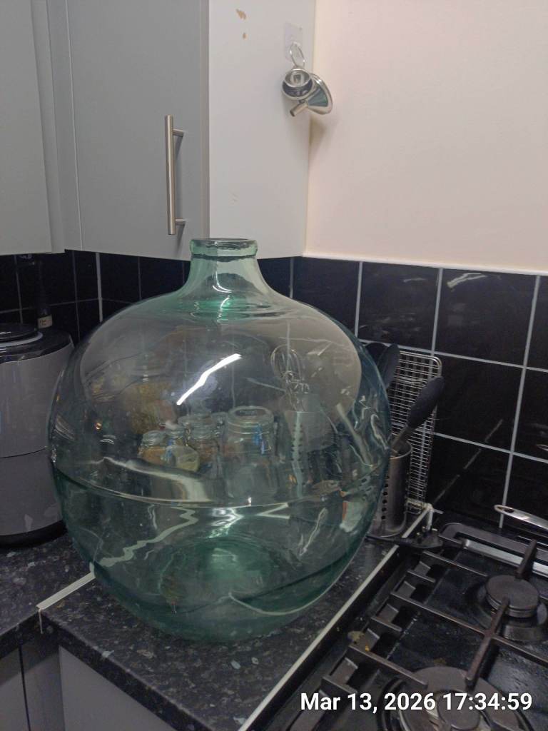 CARBOY 50L GLASS Green Tint TERRARIUM Excellent condition Smaller Neck
