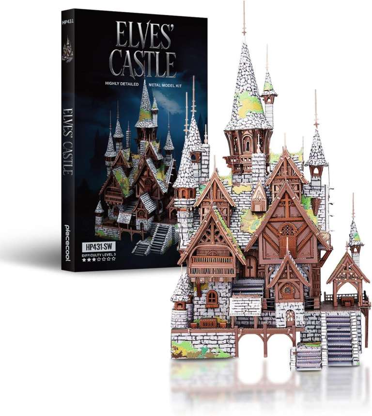 new in packaging / sealed - Piececool Metal 3D Puzzle Elves' Castle