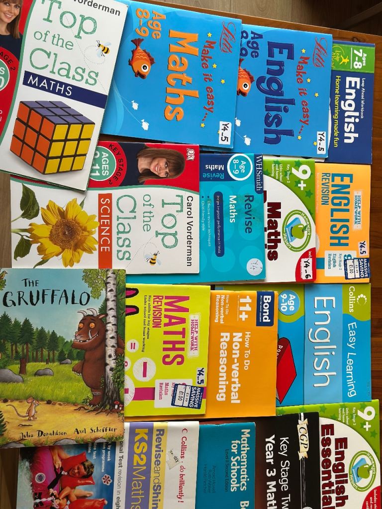 Year 4-6 Maths,English workbooks
