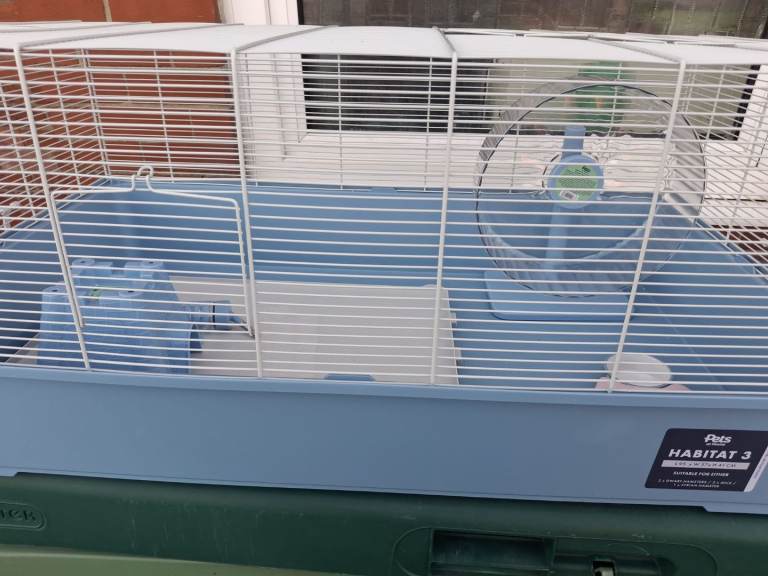 Hamster cage and accessories