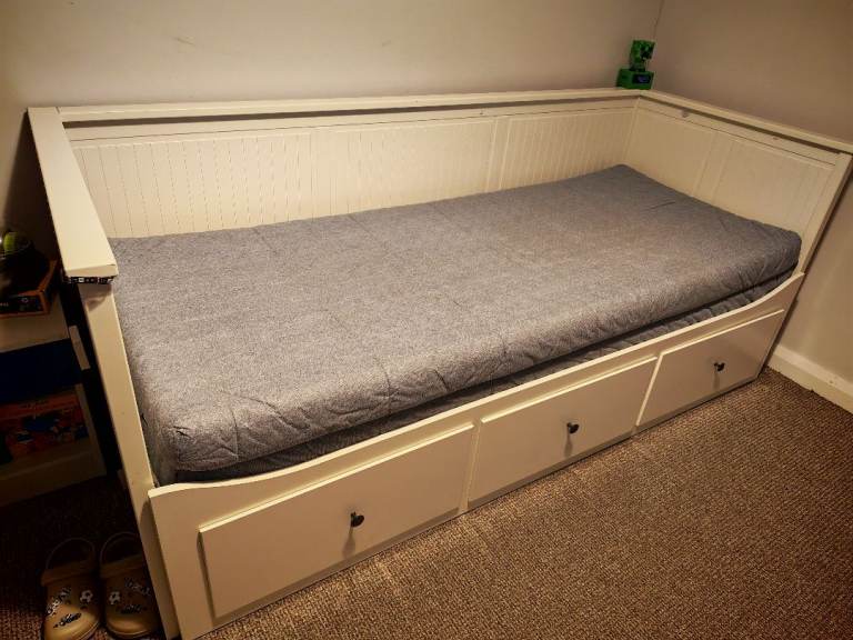 Convertible double bed and mattresses 