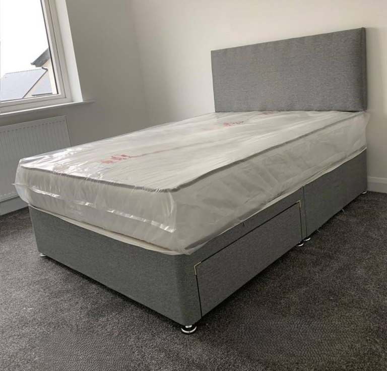 🎄 Heavy Duty Divan Bed – 3ft Single, 4ft6 Double, 5ft King Size