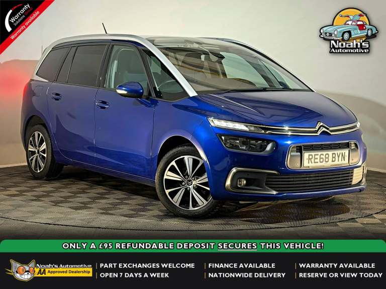2018 68 CITROEN C4 GRAND SPACETOURER FEEL BLUEHDI 1.5 DIESEL 7 SEATER MPV