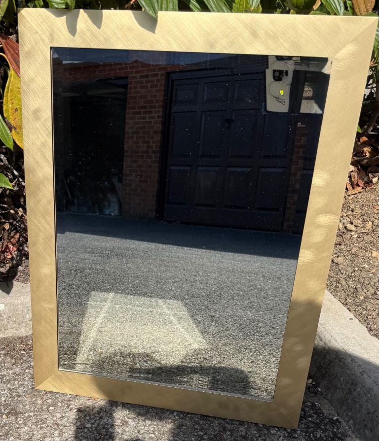 Gold Framed Wall Mirror – Good Condition