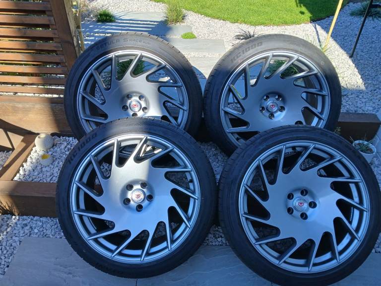 Vossen wheels + spare + tyres ect 