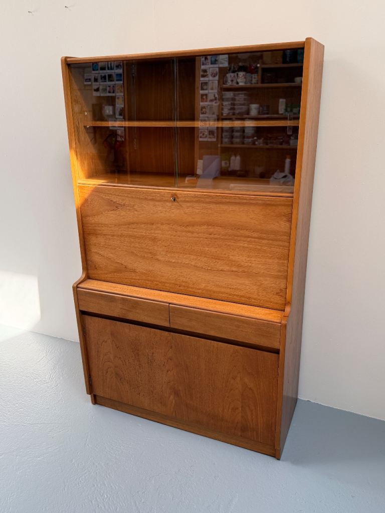 Mid Century Remploy Teak Writers Display Bureau