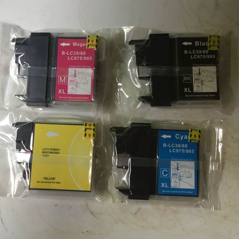 Free - New Printer Ink Cartridges B-LC39/60 LC975/985 XL. Brother MFC series compatible