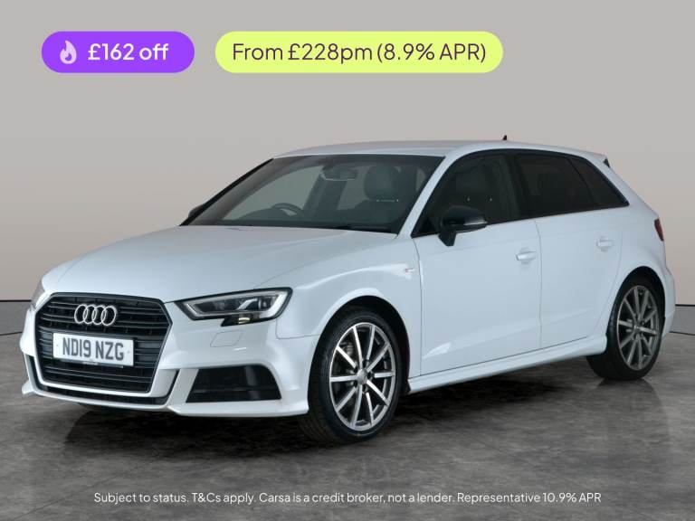 2019 Audi A3 35 TFSI Black Edition 5dr S Tronic HATCHBACK PETROL Automatic