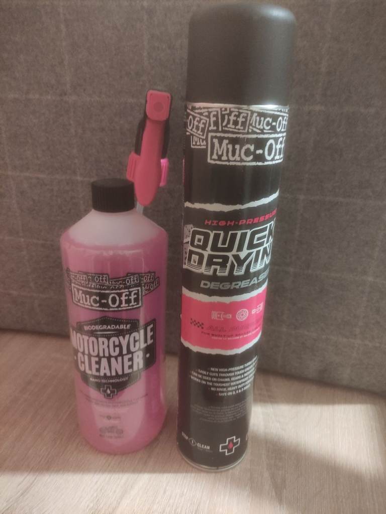 Muc-Off degreaser and motorcycle cleaner 