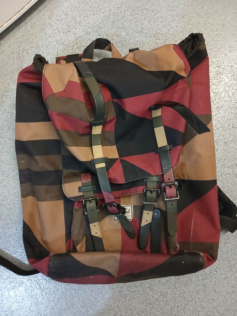 Heavy duty canvas rucksack