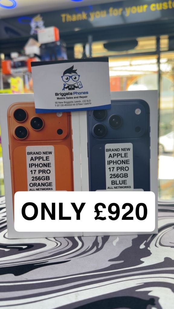 Brand New Apple iPhone 17 Pro 256GB - Orange & Blue, Unlocked one year warranty 