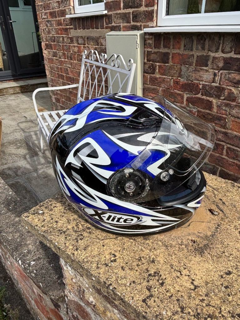 X-lite X-801R Motorcycle Helmet - Blue/Black, Size XS