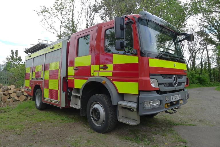 Mercedes-Benz Atego 1529 4x4 Fire Engine Truck. Only 46,920km. 
