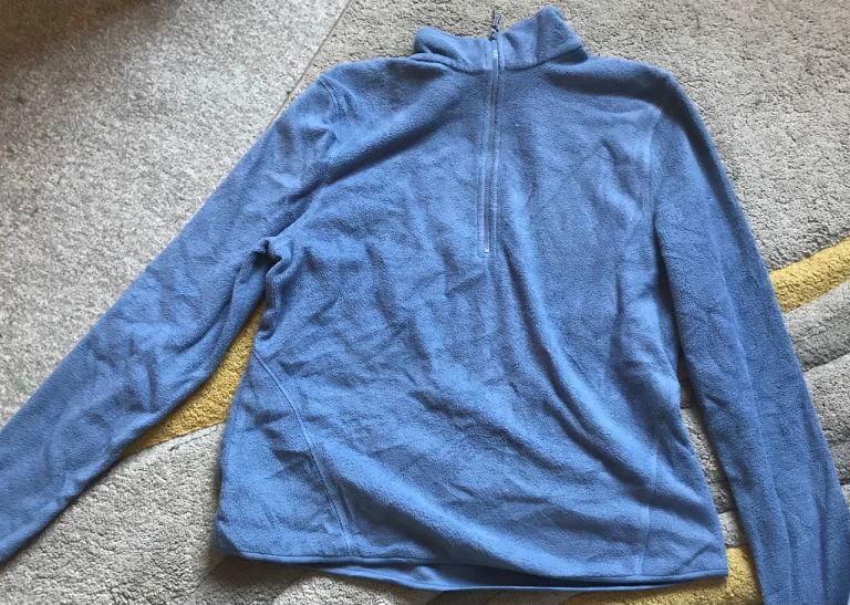Blue winter jumper