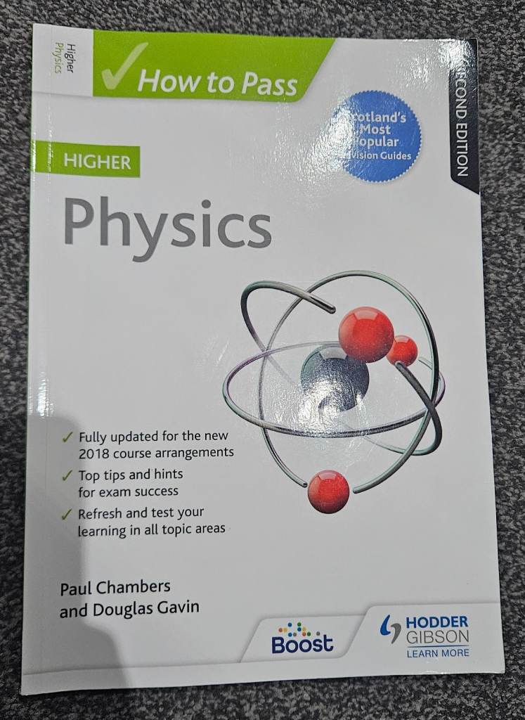 Higher Physics How to Pass Textbook - Excellent Condition