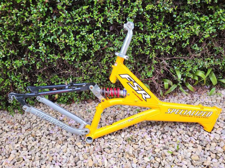 Specialized Ground Control FSR Comp suspension mountain bike frame for sale.