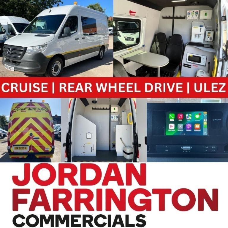 2021 MERCEDES BENZ SPRINTER 315 RWD EURO 6 WELFARE VAN / MESS VAN WITH TOILET