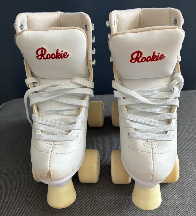 Girls Rookie Rosa White skates size 37