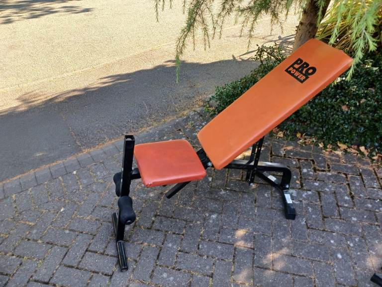 PRO POWER ADJUSTABLE WEIGHTS BENCH