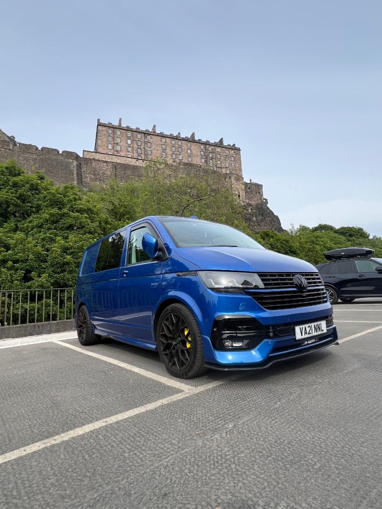 Transporter Wheels LV-2 Matte Black Wheels for VW T5. T6. T6.1