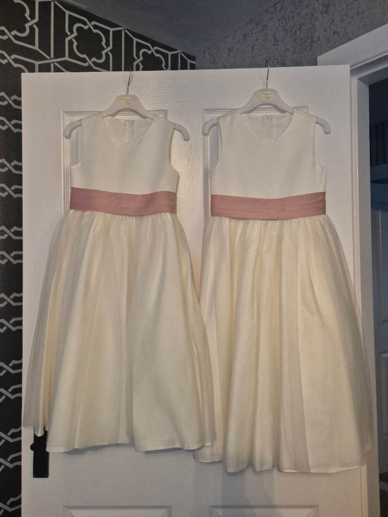 X2 flower girl dresses age 6-7 & 7-8