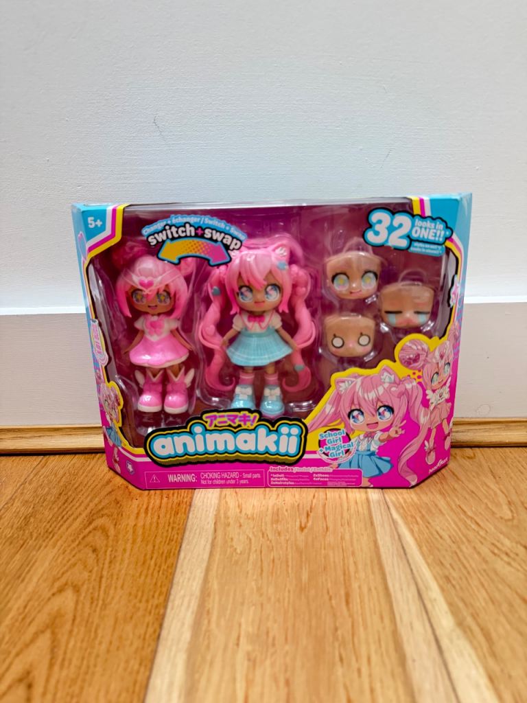 Animakii Switch + Swap School Girl + Magical Girl Fashion Doll Set - NEW