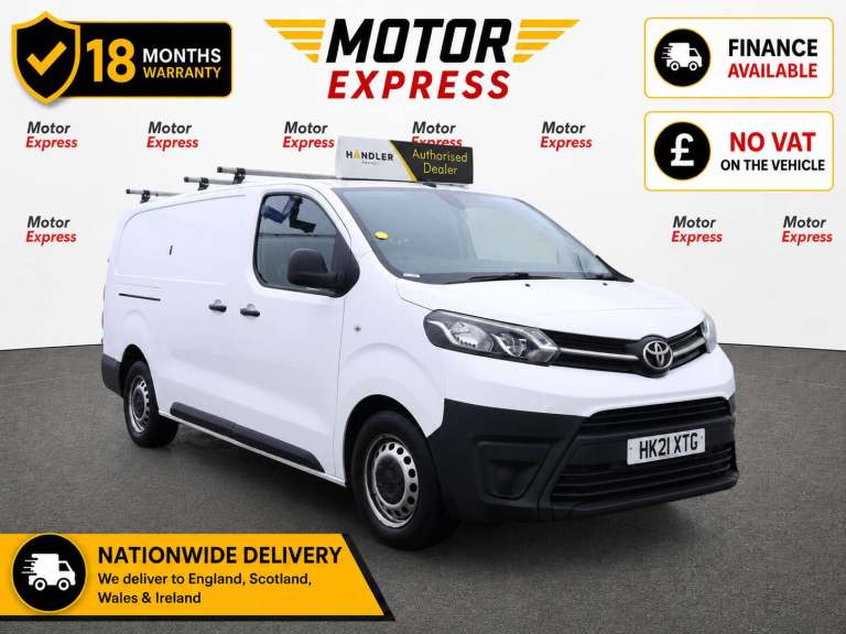 2021 Toyota ProAce 2.0D 120 Icon Van PANEL VAN Diesel Manual